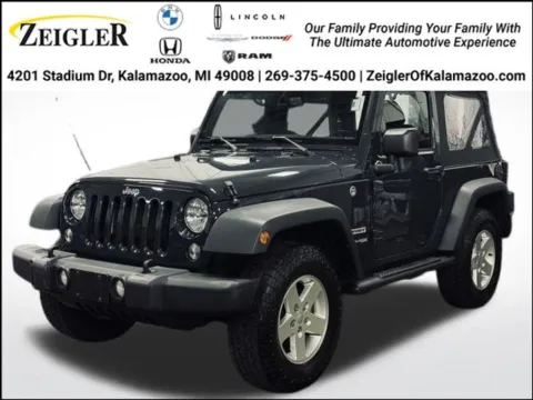 Gray 2018 Jeep Wrangler JK Sport for sale in Kalamazoo, MI