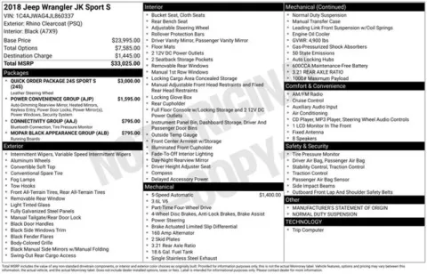 More photos of 2018 Jeep Wrangler JK Sport at Zeigler BMW of Kalamazoo, MI