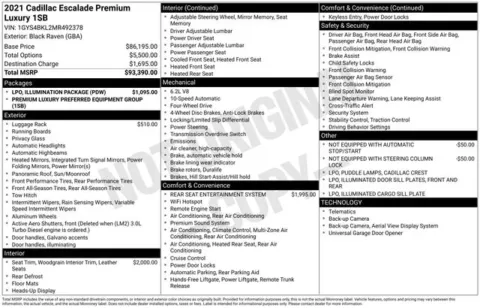 More photos of 2021 Cadillac Escalade Premium Luxury at Zeigler BMW of Kalamazoo, MI