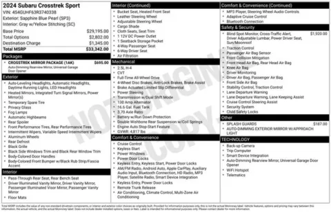 More photos of 2024 Subaru Crosstrek Sport at Zeigler BMW of Kalamazoo, MI