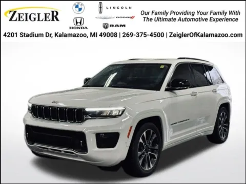 White 2023 Jeep Grand Cherokee Overland for sale in Kalamazoo, MI