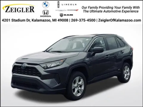 Gray 2021 Toyota RAV4 Hybrid LE for sale in Kalamazoo, MI