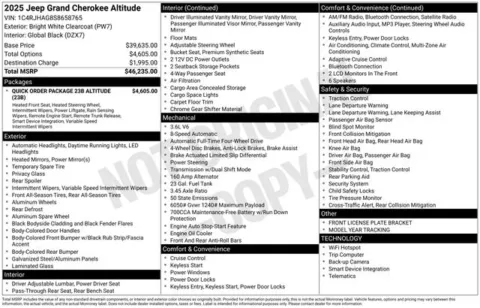 More photos of 2025 Jeep Grand Cherokee Altitude at Zeigler BMW of Kalamazoo, MI