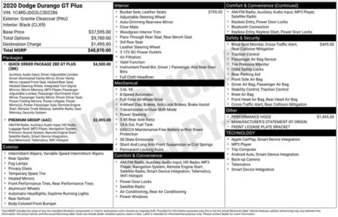 More photos of 2020 Dodge Durango GT Plus at Zeigler BMW of Kalamazoo, MI