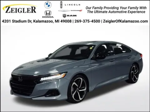 Black 2021 Honda Accord Sport 2.0T for sale in Kalamazoo, MI