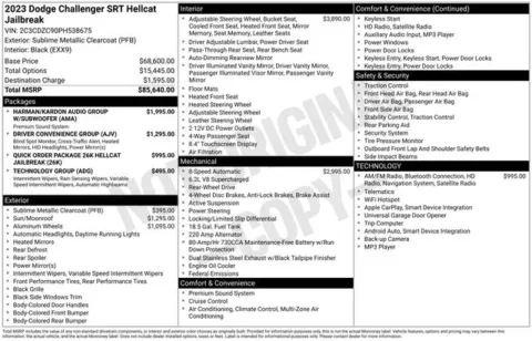 More photos of 2023 Dodge Challenger SRT Hellcat Jailbreak at Zeigler BMW of Kalamazoo, MI