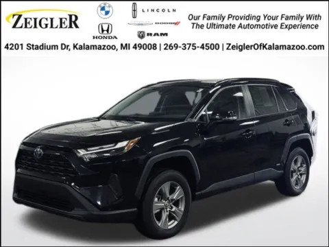 Black 2023 Toyota RAV4 Hybrid XLE for sale in Kalamazoo, MI