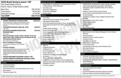 More photos of 2020 Buick Enclave Avenir at Zeigler BMW of Kalamazoo, MI