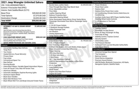 More photos of 2021 Jeep Wrangler Unlimited Sahara at Zeigler BMW of Kalamazoo, MI