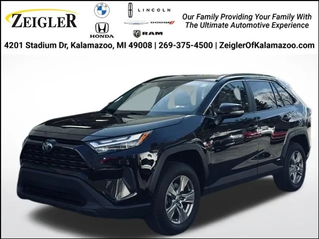 Black 2024 Toyota RAV4 Hybrid XLE for sale in Kalamazoo, MI