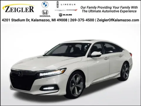 White 2018 Honda Accord Touring 2.0T for sale in Kalamazoo, MI