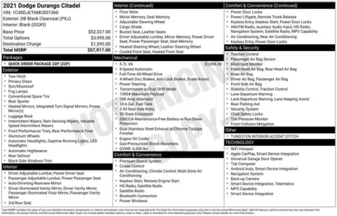 More photos of 2021 Dodge Durango Citadel at Zeigler BMW of Kalamazoo, MI