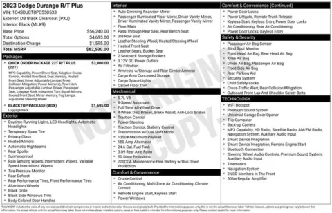 More photos of 2023 Dodge Durango R/T Plus at Zeigler BMW of Kalamazoo, MI