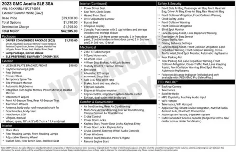 More photos of 2023 GMC Acadia SLE at Zeigler BMW of Kalamazoo, MI