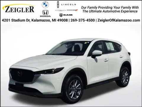 White 2023 Mazda CX-5 2.5 S for sale in Kalamazoo, MI