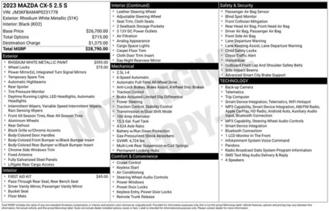 More photos of 2023 Mazda CX-5 2.5 S at Zeigler BMW of Kalamazoo, MI