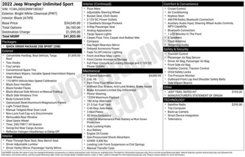 More photos of 2022 Jeep Wrangler Unlimited Sport at Zeigler BMW of Kalamazoo, MI