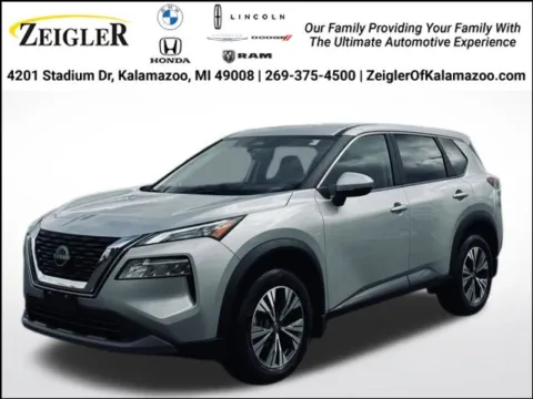 Silver 2023 Nissan Rogue SV for sale in Kalamazoo, MI