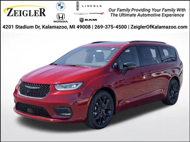 Red 2025 Chrysler Pacifica Limited for sale in Kalamazoo, MI