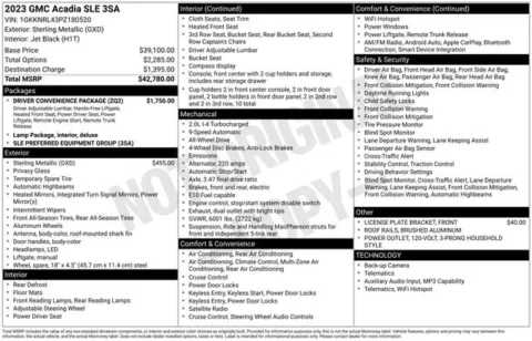 More photos of 2023 GMC Acadia SLE at Zeigler BMW of Kalamazoo, MI