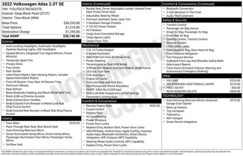 More photos of 2022 Volkswagen Atlas 2.0T SE at Zeigler BMW of Kalamazoo, MI