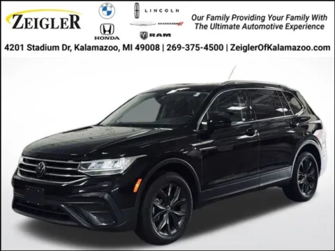 Black 2022 Volkswagen Tiguan 2.0T SE for sale in Kalamazoo, MI