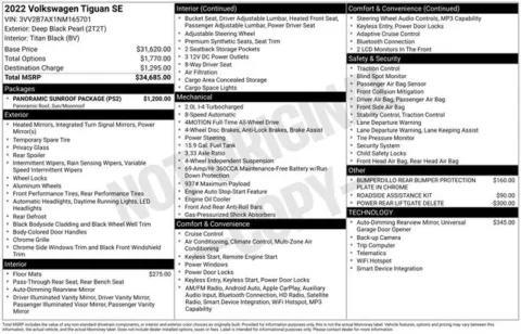 More photos of 2022 Volkswagen Tiguan 2.0T SE at Zeigler BMW of Kalamazoo, MI