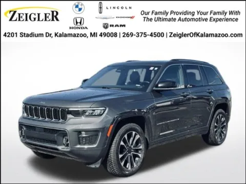 Gray 2022 Jeep Grand Cherokee Overland for sale in Kalamazoo, MI