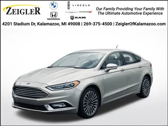 White 2017 Ford Fusion SE for sale in Kalamazoo, MI