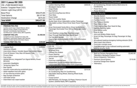 More photos of 2011 Lexus RX 350 at Zeigler BMW of Kalamazoo, MI