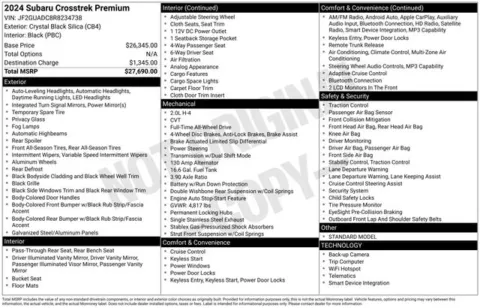 More photos of 2024 Subaru Crosstrek Premium at Zeigler BMW of Kalamazoo, MI