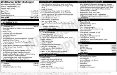 More photos of 2023 Hyundai Santa Fe Calligraphy at Zeigler BMW of Kalamazoo, MI