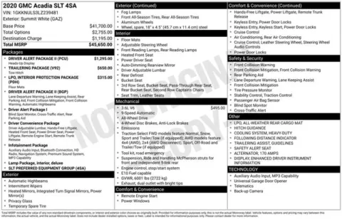 More photos of 2020 GMC Acadia SLT at Zeigler BMW of Kalamazoo, MI