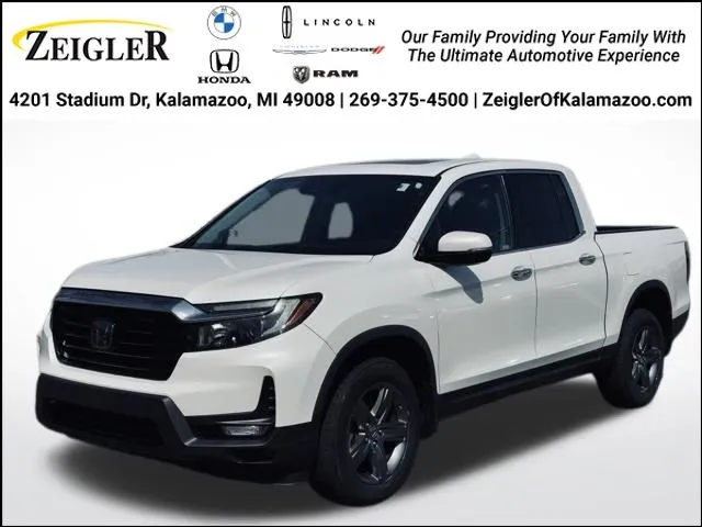 White 2022 Honda Ridgeline RTL-E for sale in Kalamazoo, MI