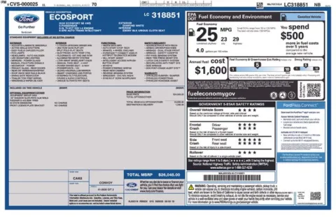 More photos of 2020 Ford EcoSport SE at Zeigler BMW of Kalamazoo, MI