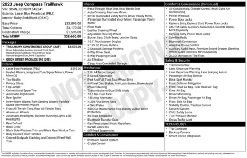 More photos of 2023 Jeep Compass Trailhawk at Zeigler BMW of Kalamazoo, MI