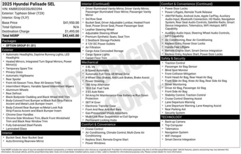 More photos of 2025 Hyundai Palisade SEL at Zeigler BMW of Kalamazoo, MI