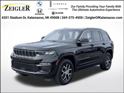 Black 2025 Jeep Grand Cherokee Limited for sale in Kalamazoo, MI