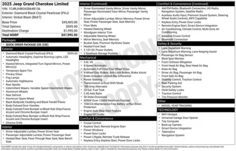 More photos of 2025 Jeep Grand Cherokee Limited at Zeigler BMW of Kalamazoo, MI