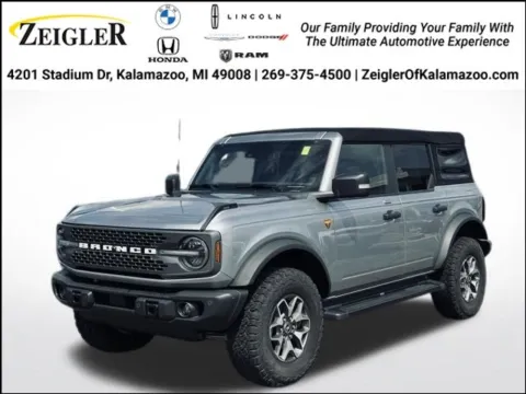 Silver 2023 Ford Bronco Badlands for sale in Kalamazoo, MI