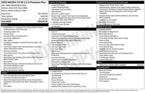 More photos of 2025 Mazda CX-50 2.5 S Premium Plus Package at Zeigler BMW of Kalamazoo, MI