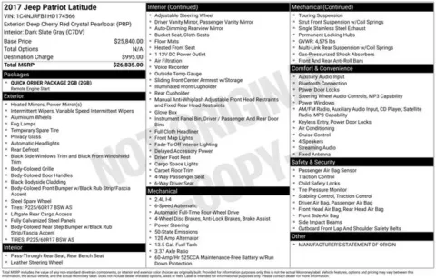 More photos of 2017 Jeep Patriot Latitude at Zeigler BMW of Kalamazoo, MI