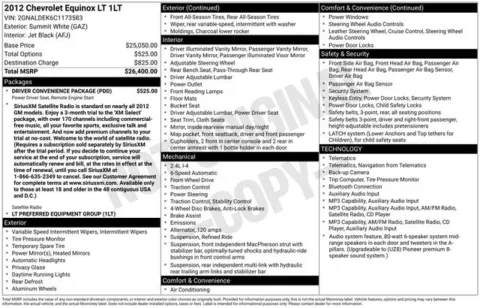 More photos of 2012 Chevrolet Equinox LT at Zeigler BMW of Kalamazoo, MI