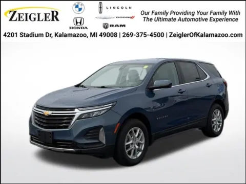 Blue 2024 Chevrolet Equinox LT for sale in Kalamazoo, MI