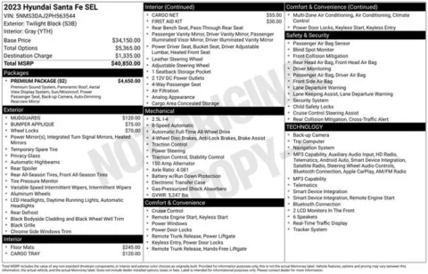 More photos of 2023 Hyundai Santa Fe SEL at Zeigler BMW of Kalamazoo, MI