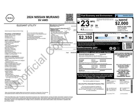 More photos of 2024 Nissan Murano SV at Zeigler BMW of Kalamazoo, MI