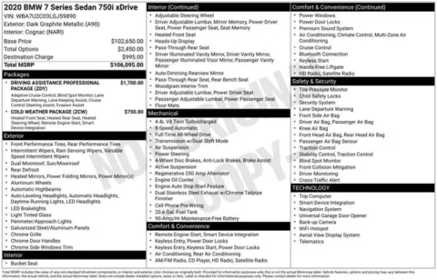 More photos of 2020 BMW 7 Series 750i xDrive at Zeigler BMW of Kalamazoo, MI