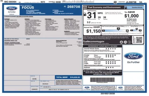 More photos of 2018 Ford Focus S at Zeigler BMW of Kalamazoo, MI