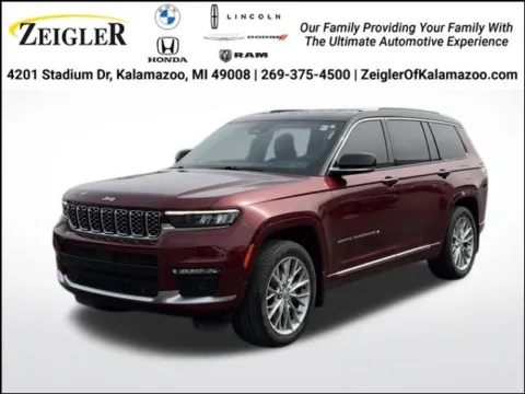 Red 2022 Jeep Grand Cherokee L Summit for sale in Kalamazoo, MI