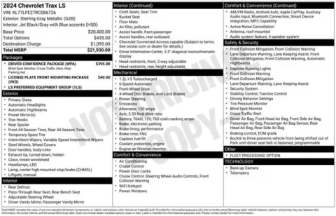 More photos of 2024 Chevrolet Trax LS at Zeigler BMW of Kalamazoo, MI